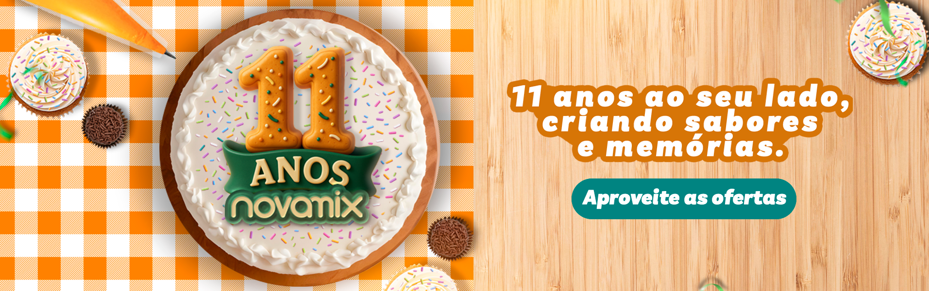 Banner Novamix 11 anos